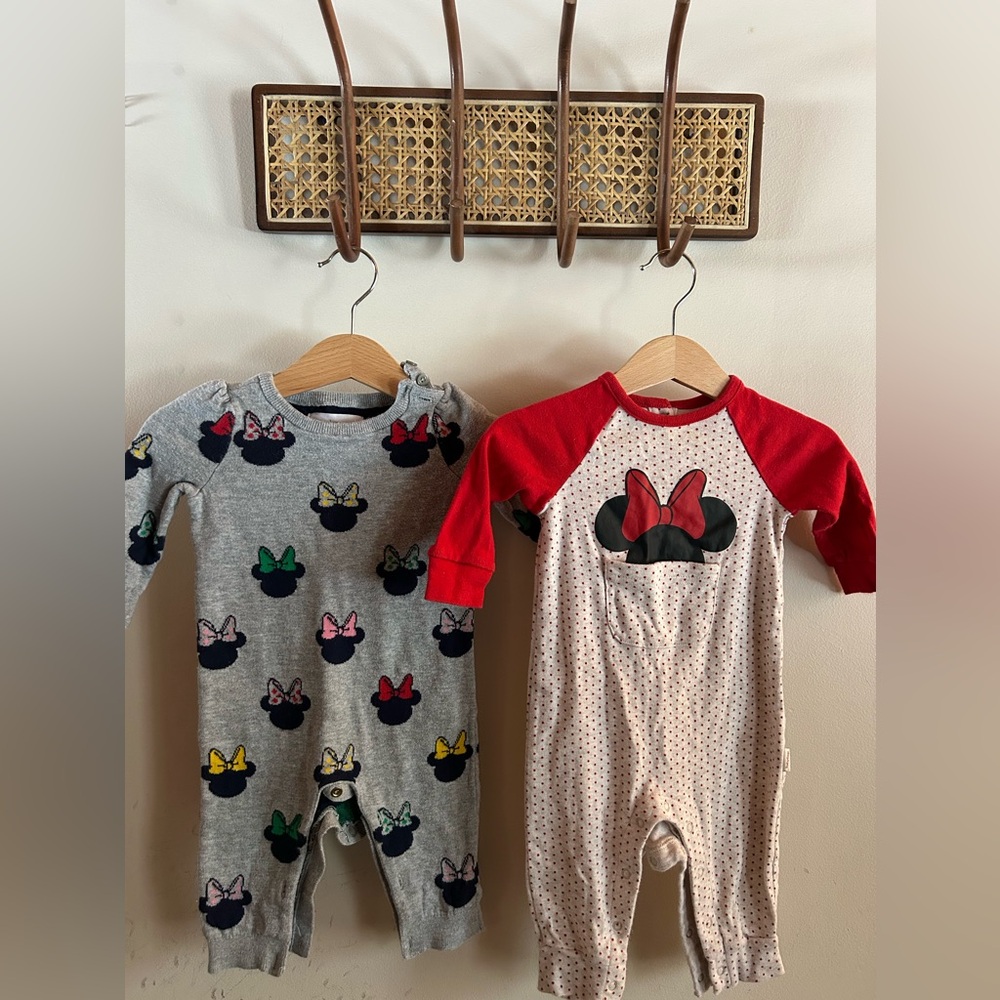 Gap Minnie Mouse onesies